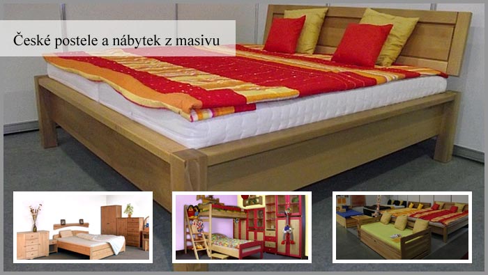 Vyrábíme kvalitní české postele a nábytek z masivu
